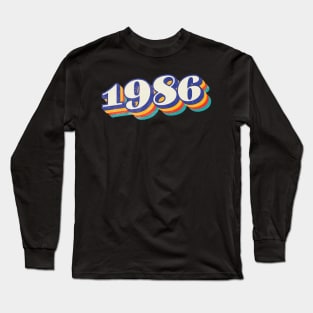 1986 Birthday Year Long Sleeve T-Shirt